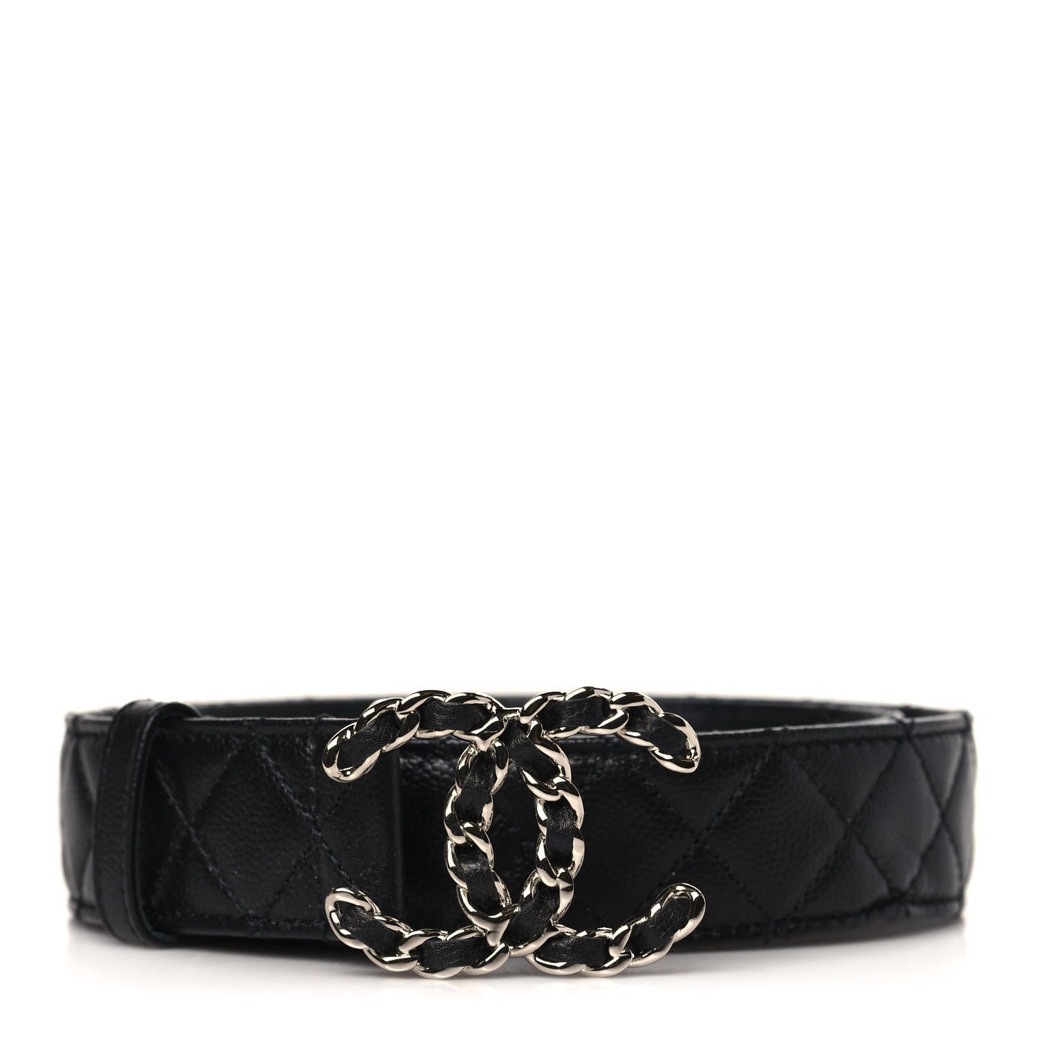 Chanel Caviar Quilted CC Chain Belt 85 34 Black 1 of 7