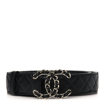 Chanel Caviar Quilted CC Chain Belt 85 34 Black 1 of 7