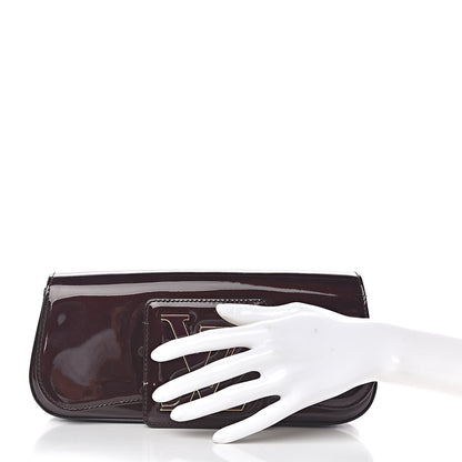 Louis Vuitton Patent Sobe Clutch Amarante 2 of 6
