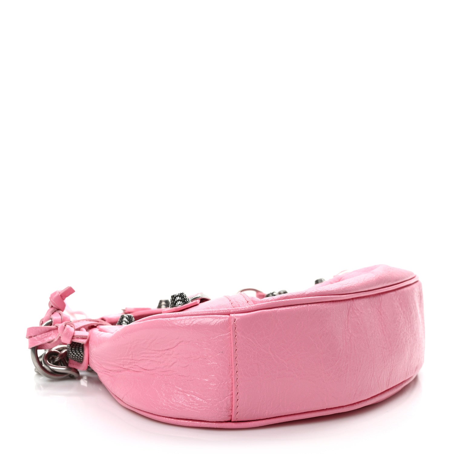 Balenciaga Agneau Arena Le Cagole Chain Shoulder Bag XS Sweet Pink 4 of 9