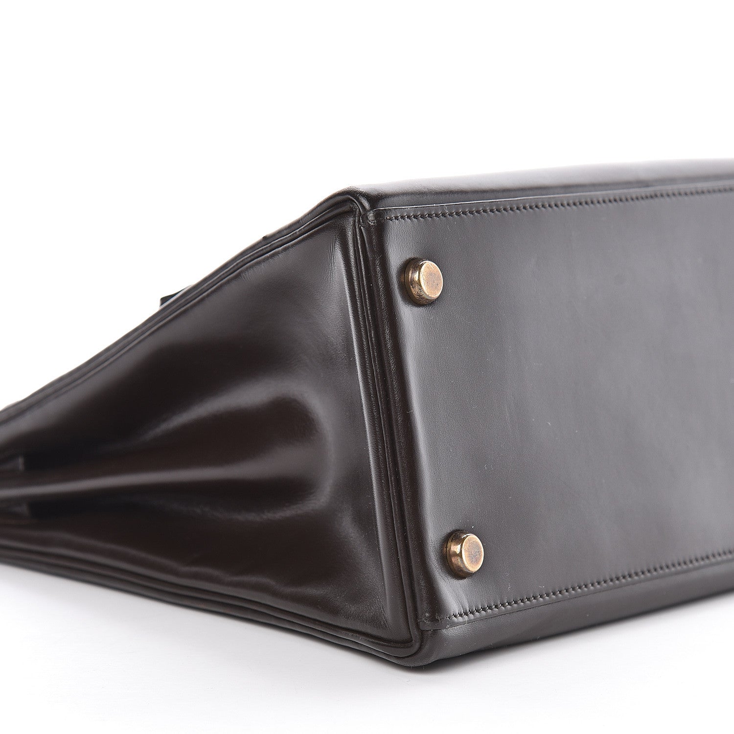 Hermes Box Kelly Retourne 28 Chocolate 31 of 35