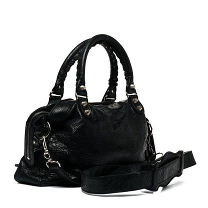 Balenciaga Agneau Giant 12 Silver Hardware Town Black 3 of 9