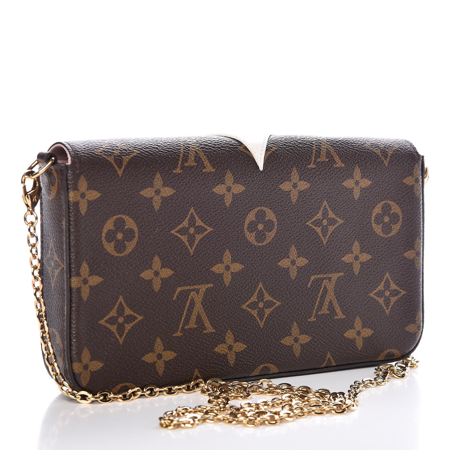 Louis Vuitton Monogram Lovely Birds Pochette Felicie Chain Wallet 4 of 11
