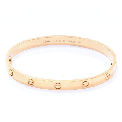 Cartier 18k Yellow Gold LOVE Bracelet Size 20 1 of 6