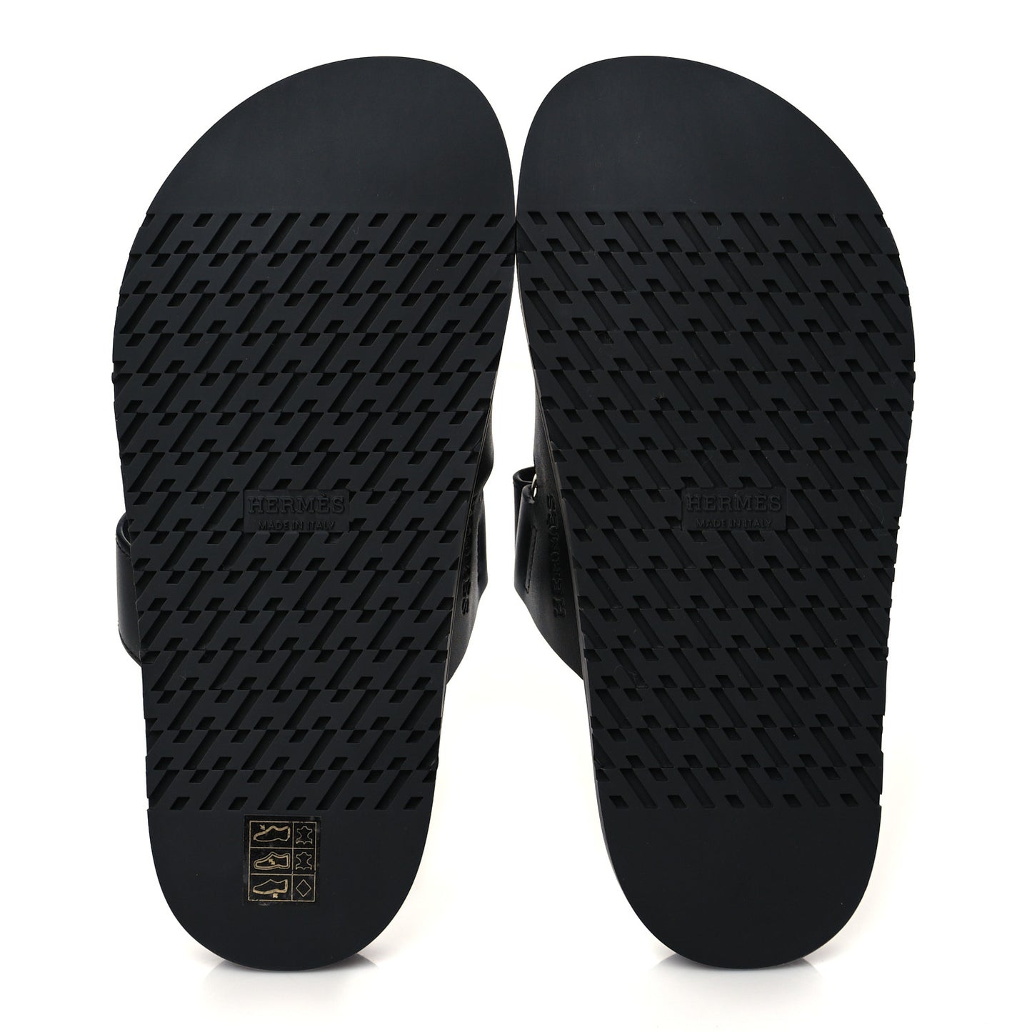 Calfskin Womens Chypre Sandals 35.5 Black