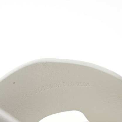 Hermes Calfskin Cork Eze 30 Sandals 37 White 9 of 9
