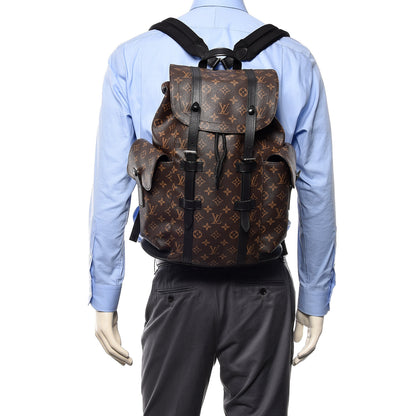 Louis Vuitton Monogram Macassar Christopher PM Backpack 2 of 9