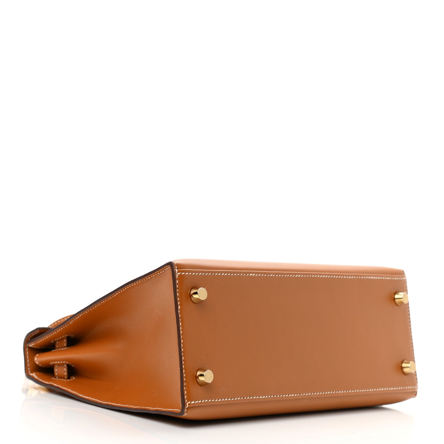 Hermes Veau Butler Kelly Sellier 25 Natural Sable 4 of 17