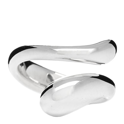Tiffany Sterling Silver Elsa Peretti Teardrop Ring 52 6 1 of 3