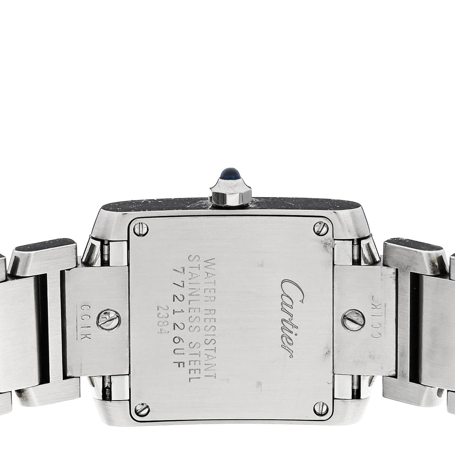 Cartier Stainless Steel 20mm Tank Francaise Quartz Watch 4 of 4