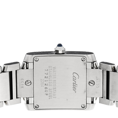 Cartier Stainless Steel 20mm Tank Francaise Quartz Watch 4 of 4