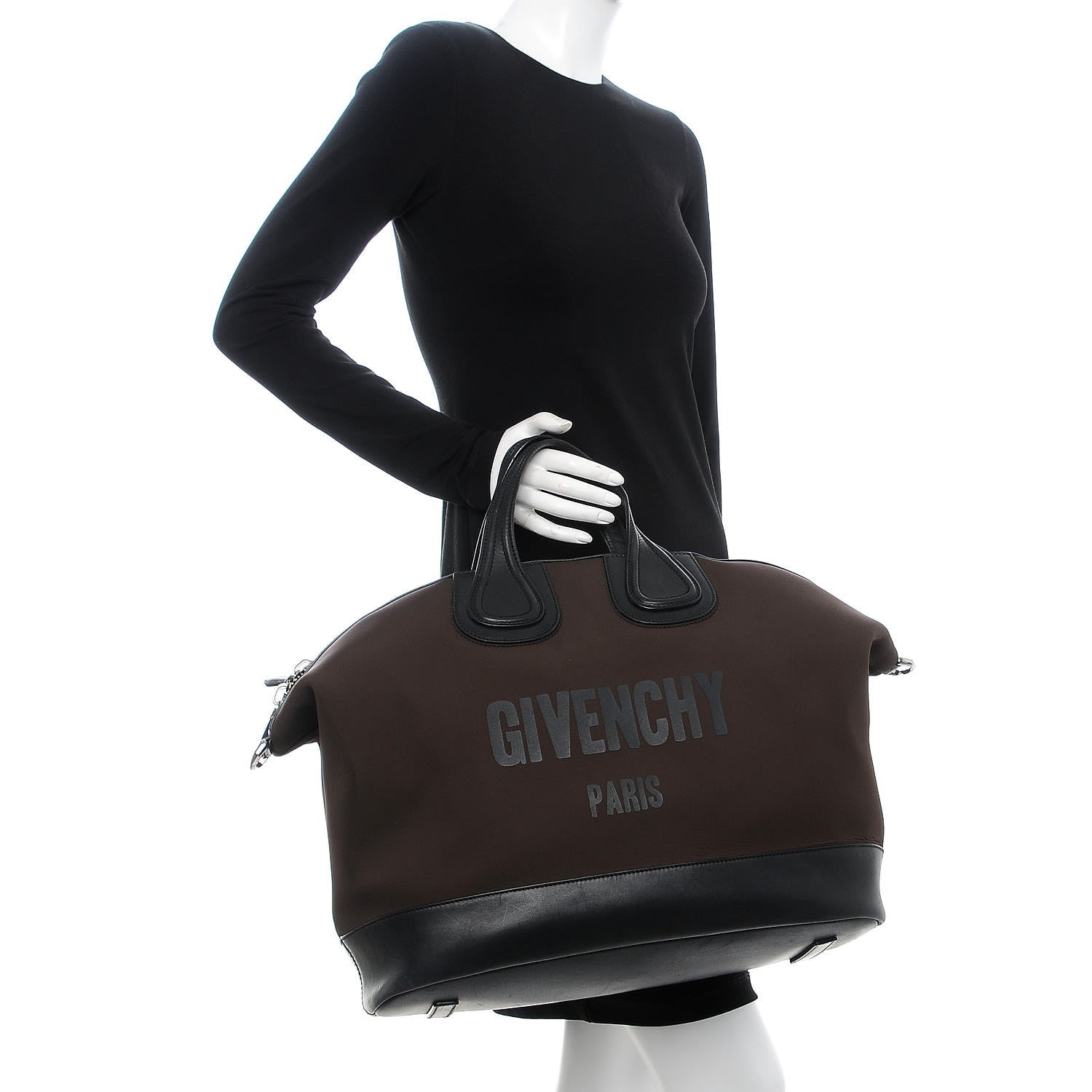 Givenchy Neoprene Logo Nightingale Dark Brown 2 of 18