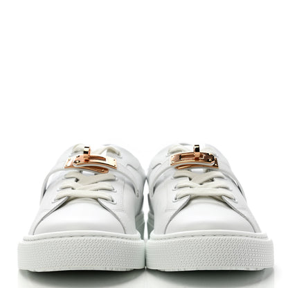 Hermes Calfskin Day Sneakers 37 White 2 of 9