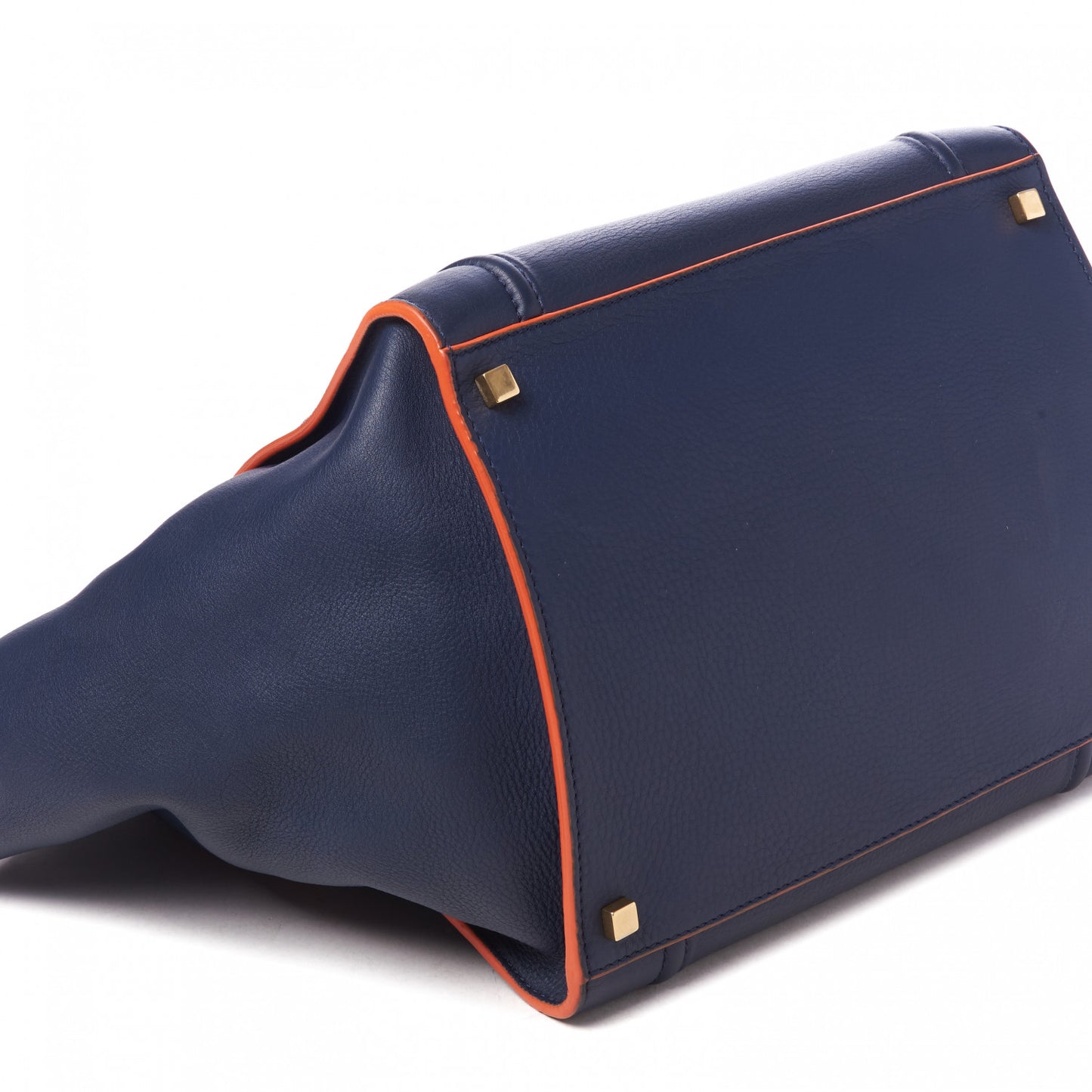 Baby Grained Calfskin Medium Phantom Luggage Midnight