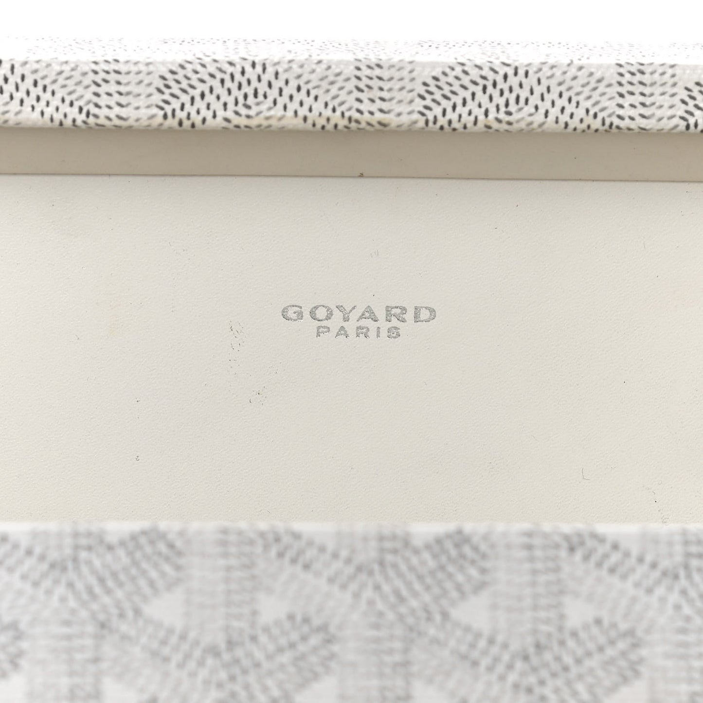 Goyardine Saint Honore Clutch White