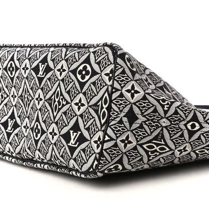 Louis Vuitton Jacquard Since 1854 Neverfull MM Grey 9 of 9
