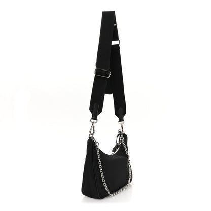 Prada Nylon Re-Edition 2005 Shoulder Bag Black 3 of 11
