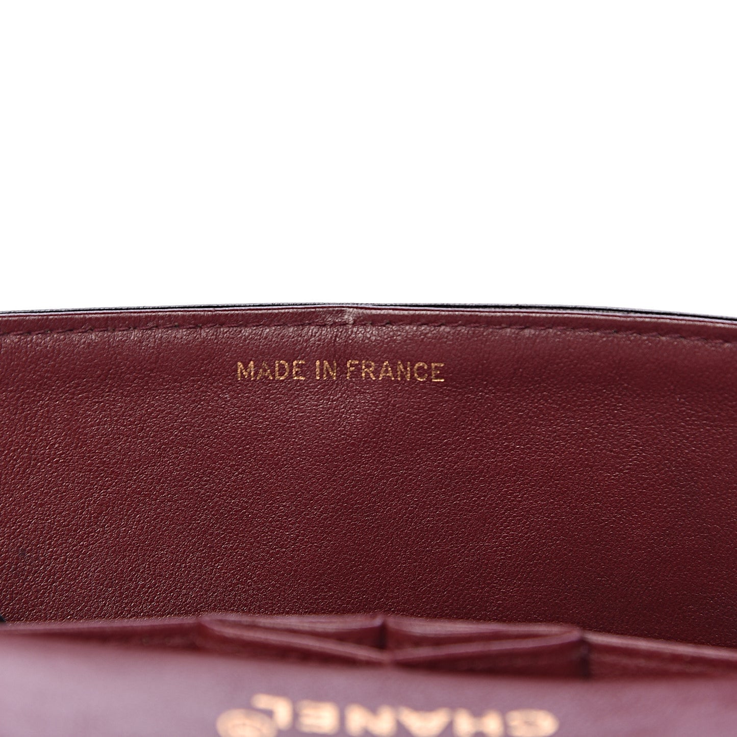 Lambskin Quilted Small Double Flap Black