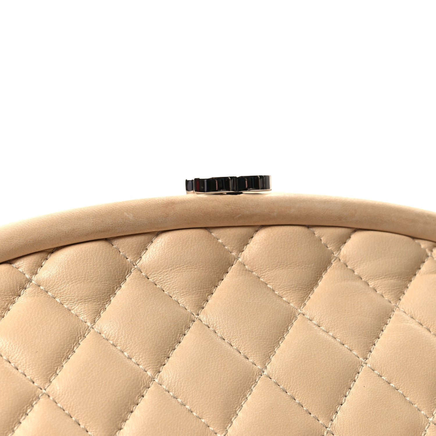 Chanel Lambskin Quilted Timeless Clutch Beige Clair 11 of 11