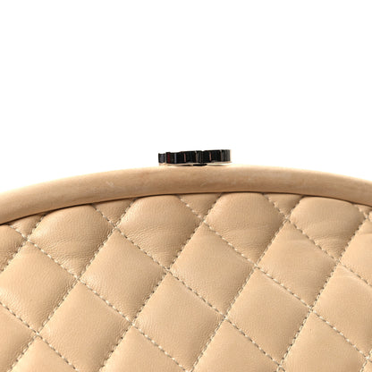 Chanel Lambskin Quilted Timeless Clutch Beige Clair 11 of 11
