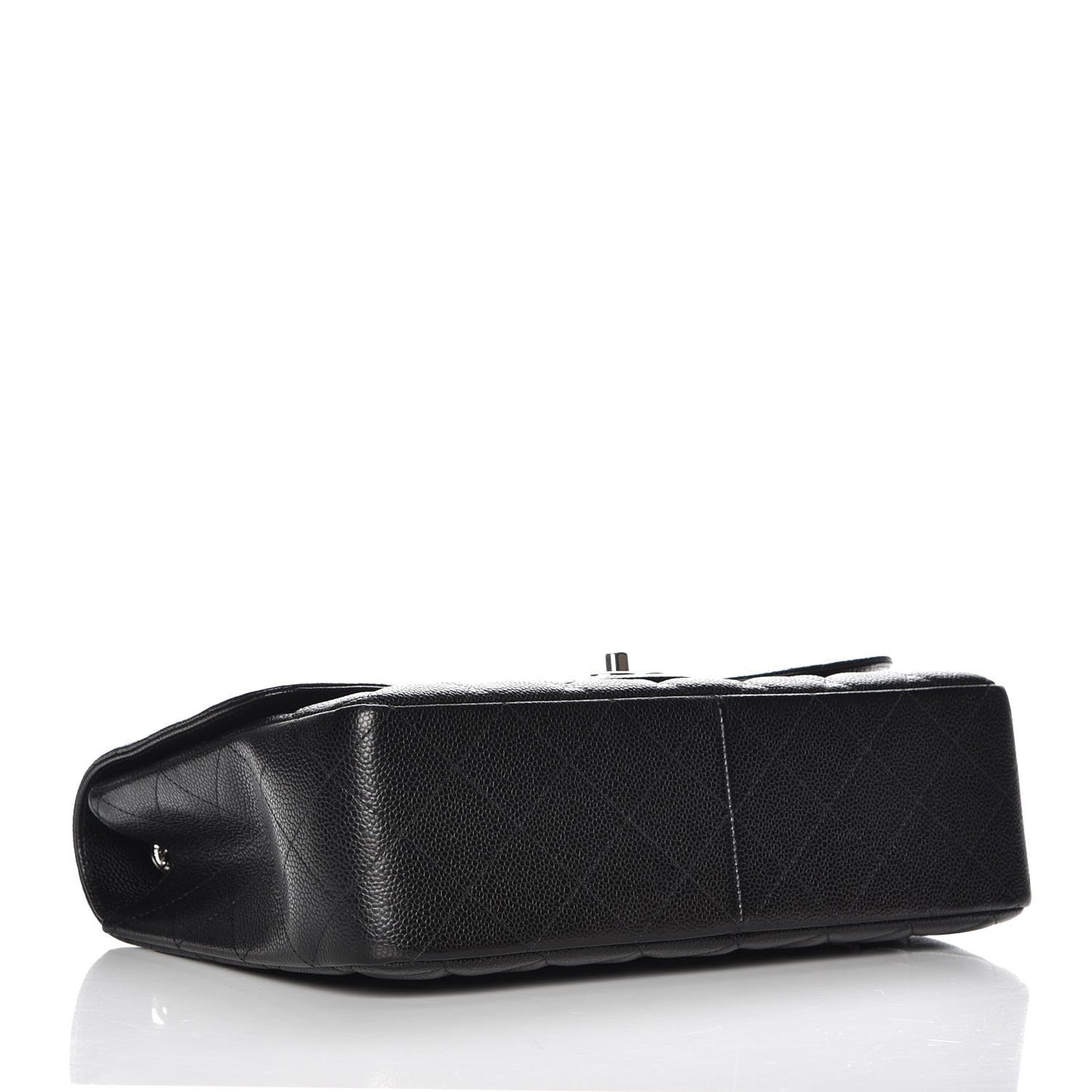 Caviar Quilted Jumbo Single Flap Black