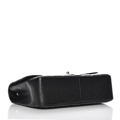 Chanel Caviar Quilted Jumbo Single Flap Black 4 of 8