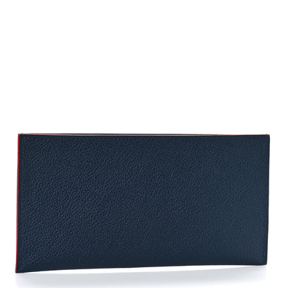Louis Vuitton Calfskin Felicie Chain Wallet Card Holder Insert Marine Rouge 3 of 8