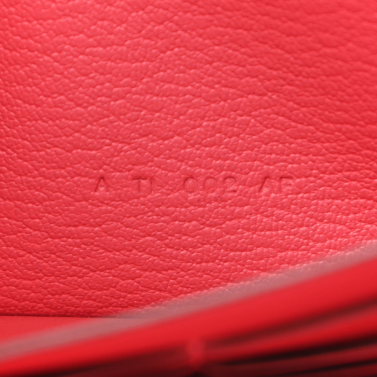 Chevre Mysore Kelly Longue Wallet Rose Lipstick