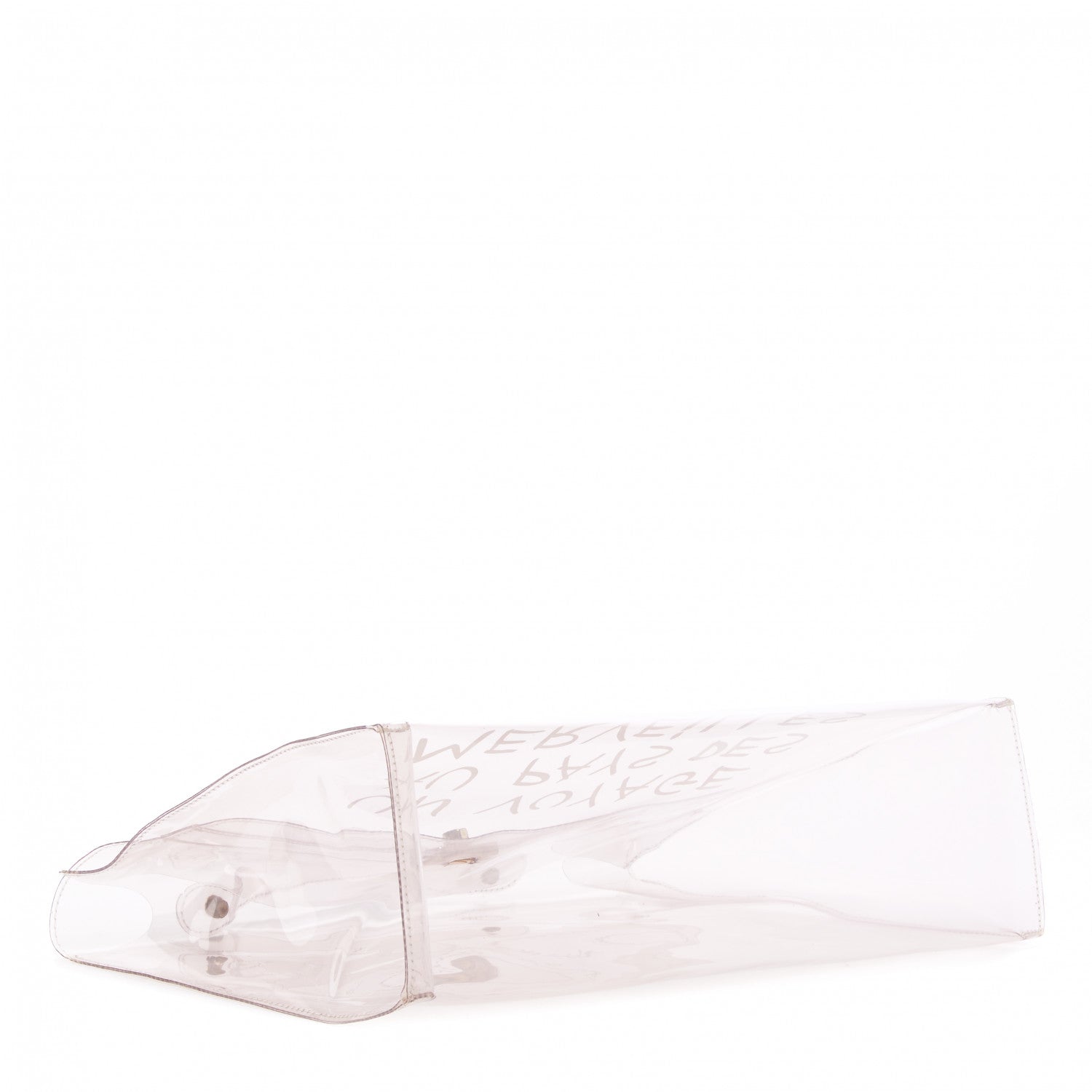 Hermes Vinyl Souvenir De L'Exposition Kelly Transparent 4 of 8