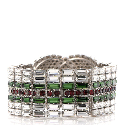 Gucci Crystals Double G Web Tennis Bracelet L Multicolor 3 of 6