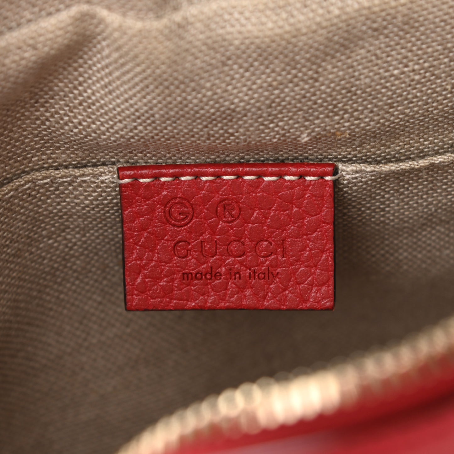 Monogram Mini Bree Messenger Bag Red