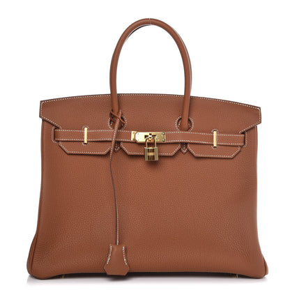 Hermes Togo Birkin 35 Gold 1 of 35