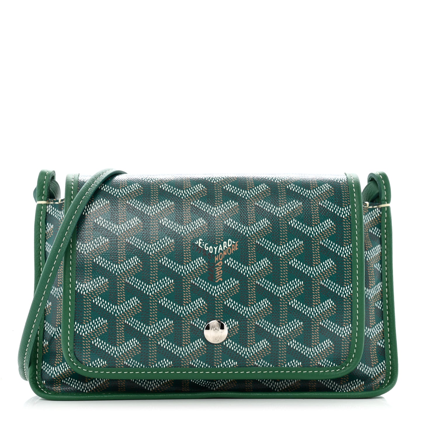 Goyardine Plumet Wallet Clutch Green