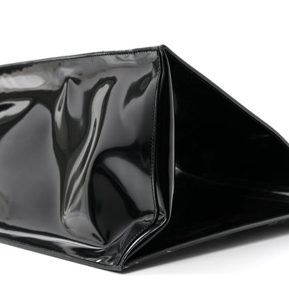 Saint Laurent Mesh Patent Rive Gauche Tote Black 16 of 21