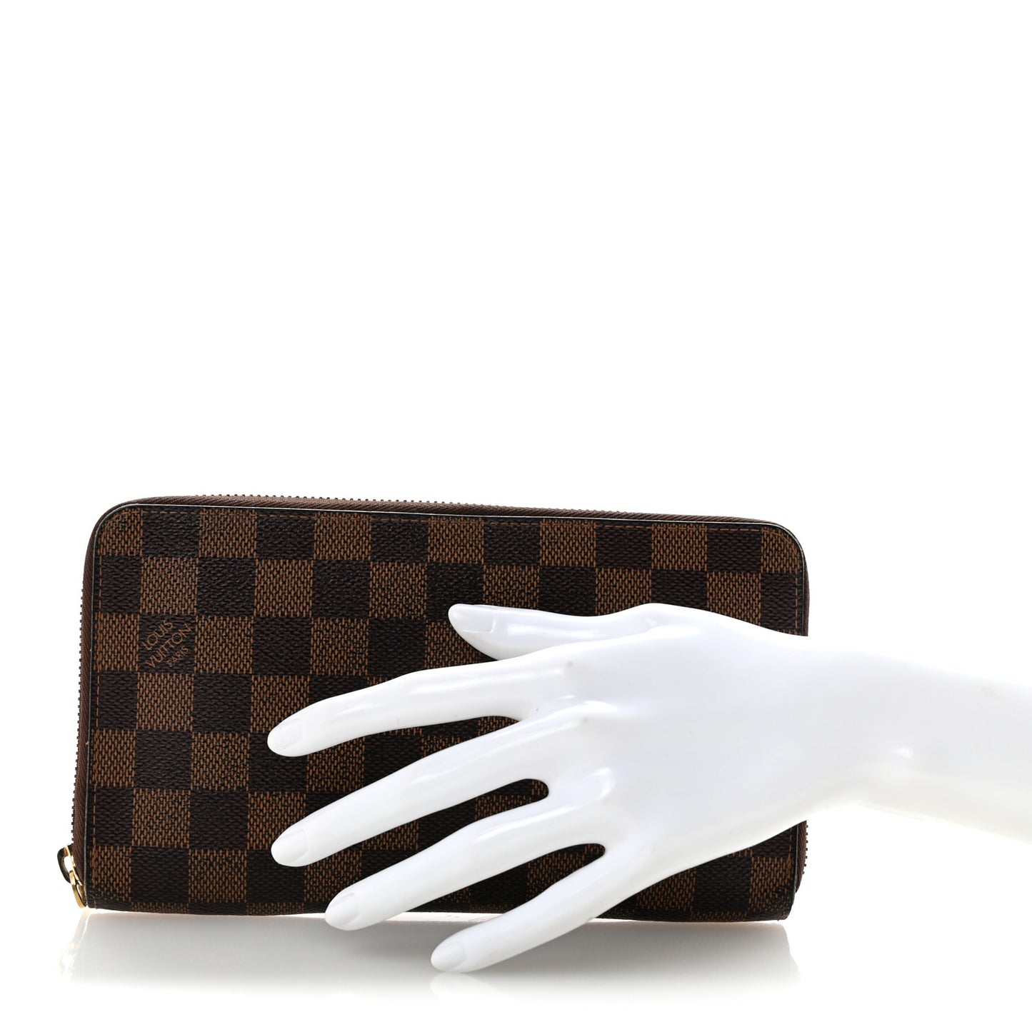 Damier Ebene Zippy Organizer Wallet
