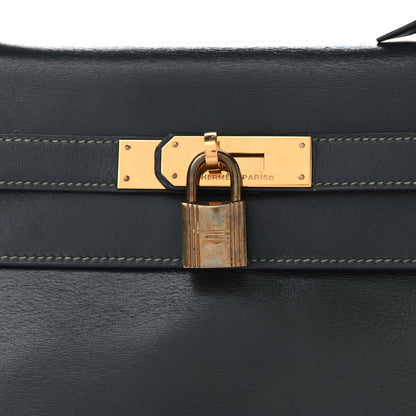 Hermes Box Kelly Retourne 32 Vert Fonce 15 of 15
