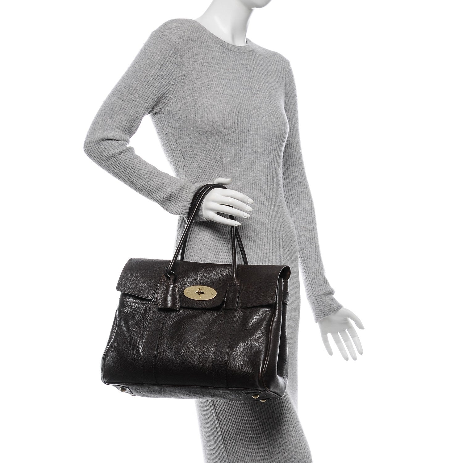 Mulberry Natural Leather Bayswater Chocolate 2 of 9