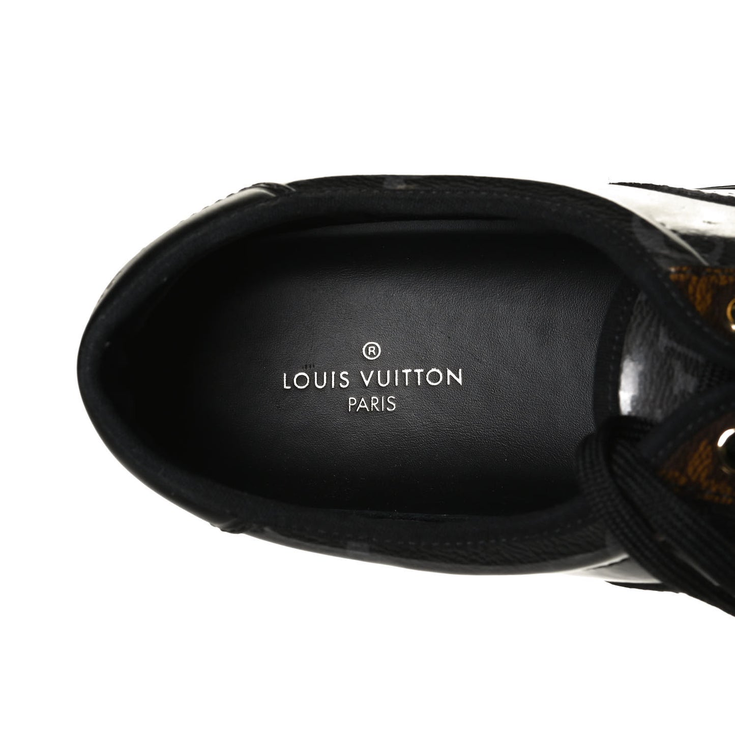 Monogram Eclipse Glazed Trocadero Richelieu Sneakers 8 Ebene