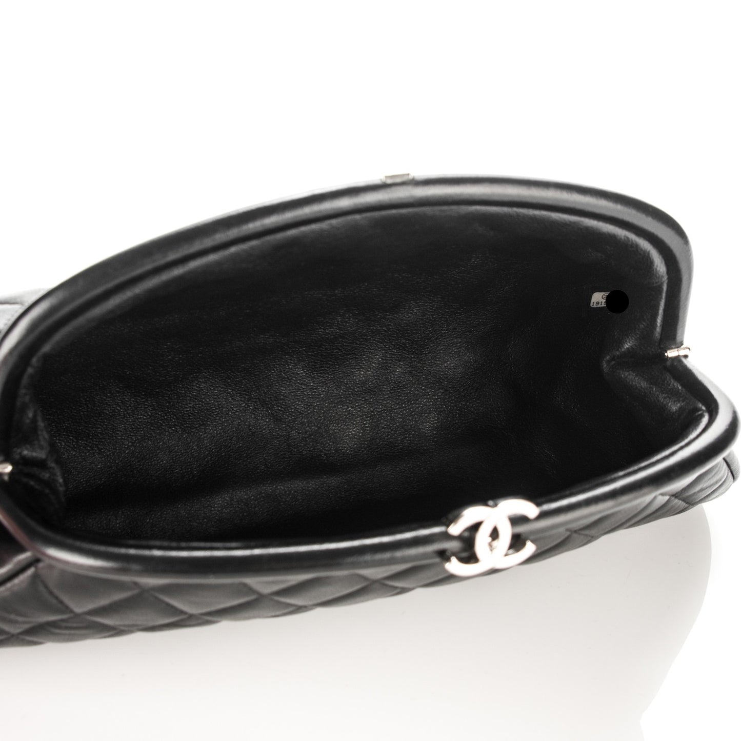 Lambskin Quilted Timeless Clutch Black