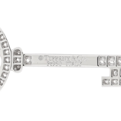 Tiffany Platinum Diamond Small Bubbles Key Pendant 4 of 5