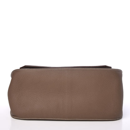 Hermes Taurillon Clemence Jypsiere 34 Etoupe 6 of 28