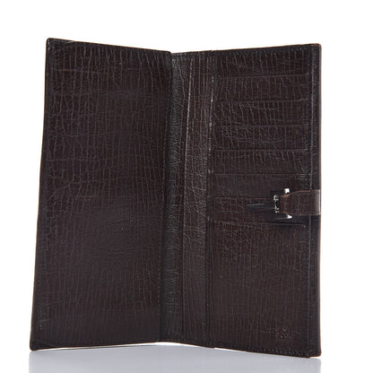 Gucci Monogram Calfskin Web Blake Continental Wallet Brown 5 of 11