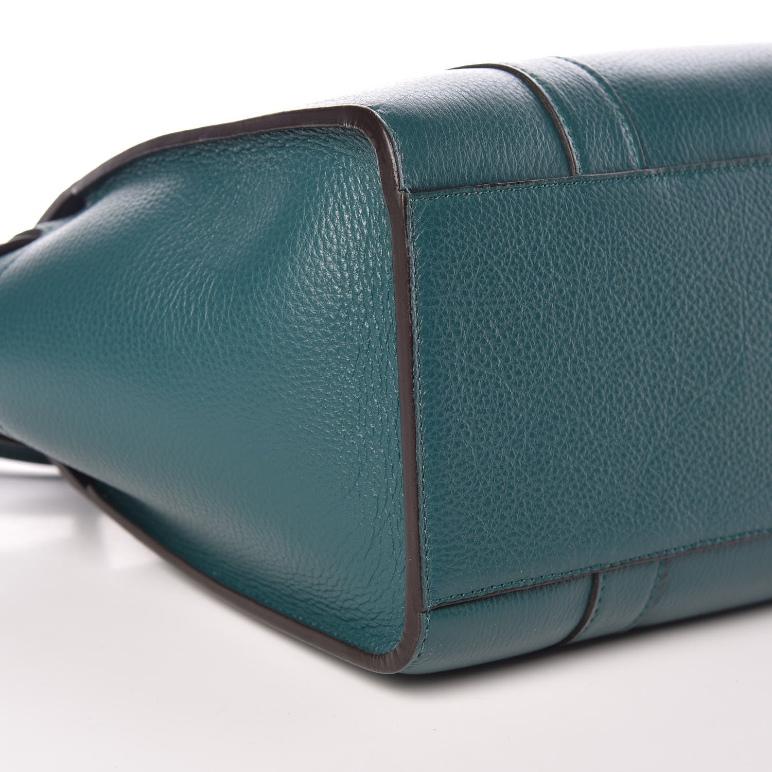 Mulberry Classic Grain Small Bayswater Zip Tote Ocean Green 5 of 9