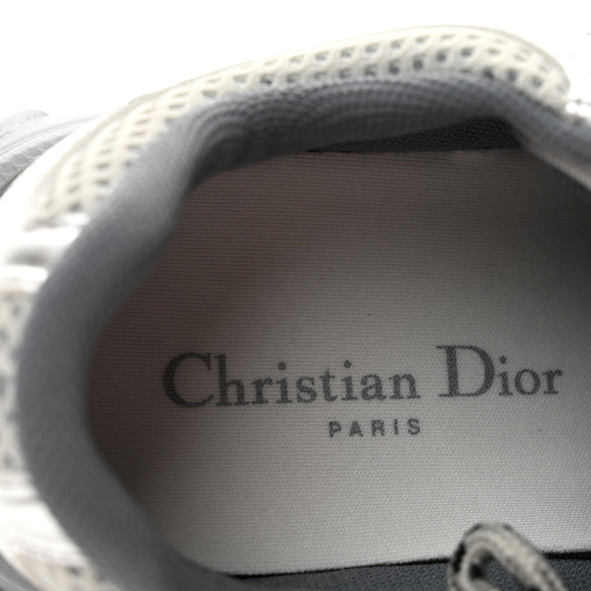 Technical Mesh Dior Chrono Sneakers 38.5 Silver