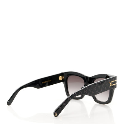 Louis Vuitton Acetate Blade Sunglasses Z1616E Black 4 of 8