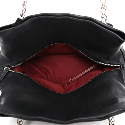 Chanel Caviar CC Tuck Medium Tote Black 5 of 14