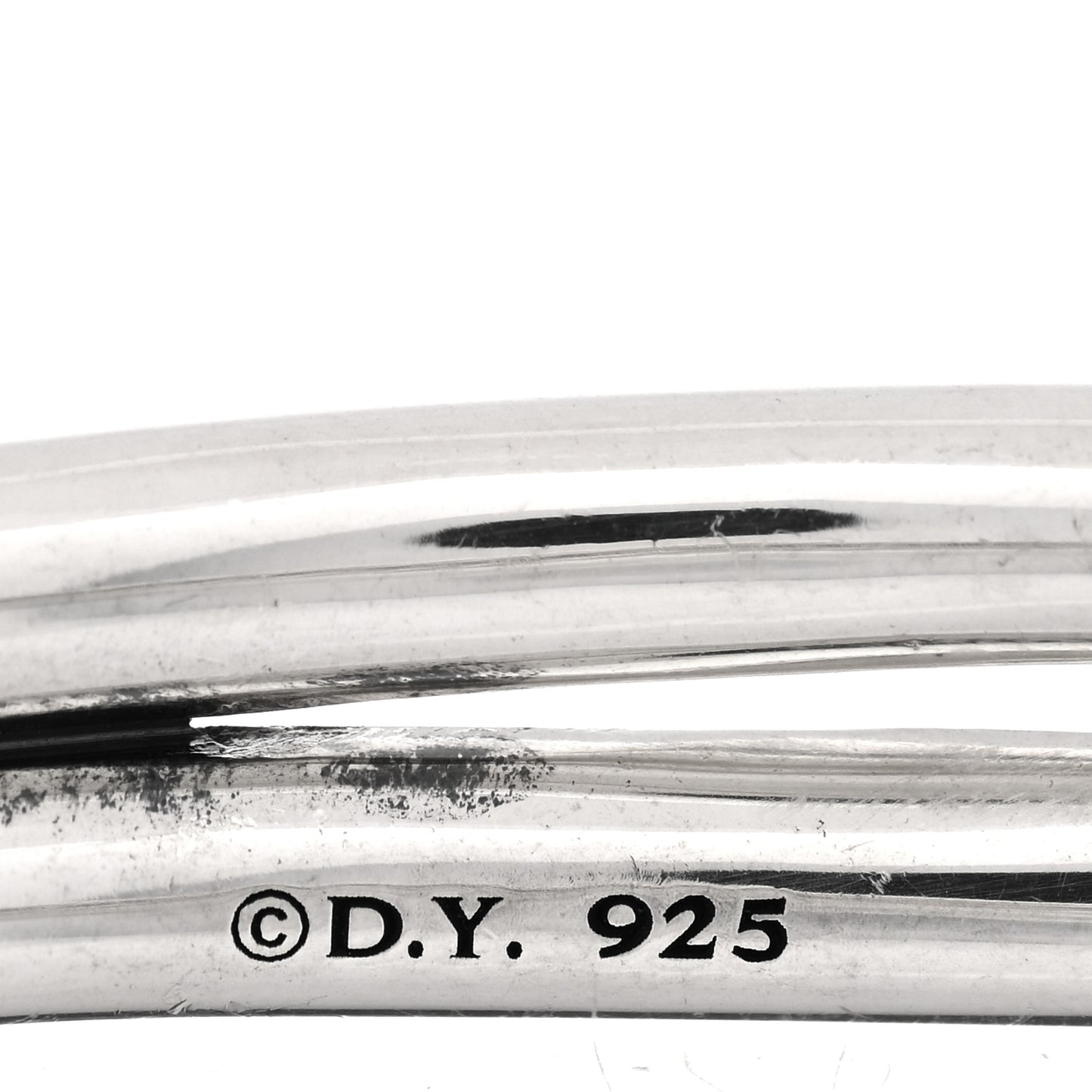 Sterling Silver 10mm Single Loop Labyrinth Bracelet