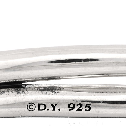 David Yurman Sterling Silver 10mm Single Loop Labyrinth Bracelet 3 of 3