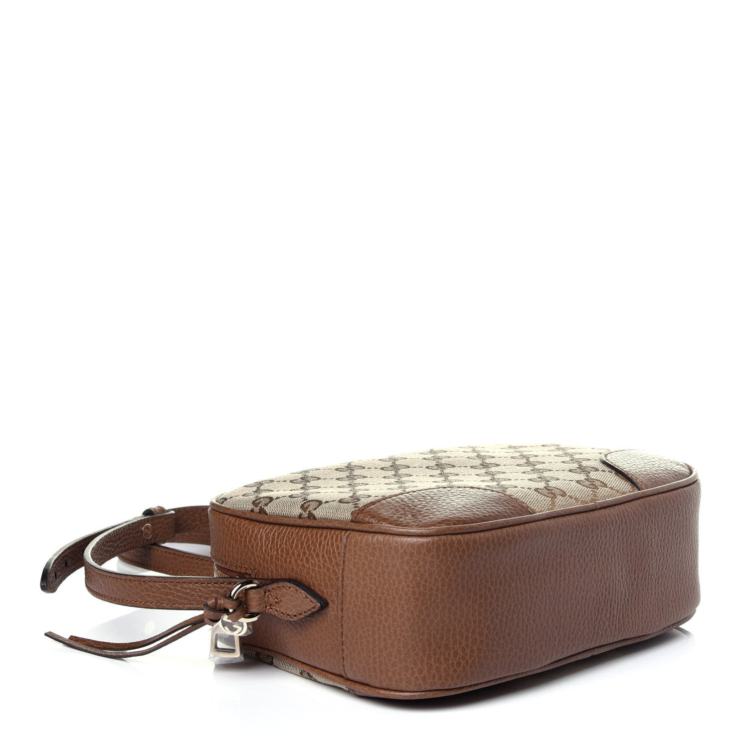 Gucci Monogram Mini Bree Messenger Bag Beige Tabacco 4 of 11