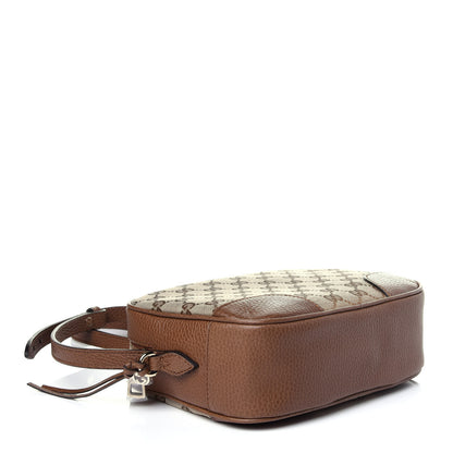 Gucci Monogram Mini Bree Messenger Bag Beige Tabacco 4 of 11